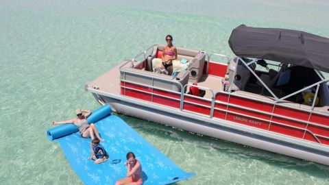 Deluxe 90 HP Pontoon 