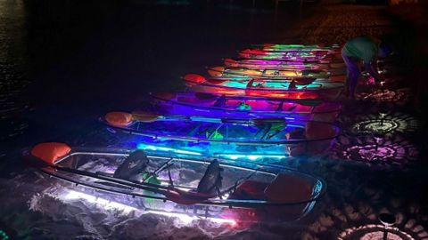 Glow Paddle at Laguna's Rentals in Pensacola Beach