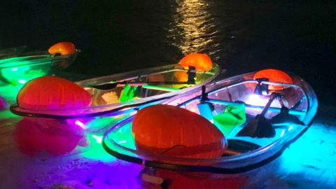 Glow Paddle at Watercolor Boathouse in 30A