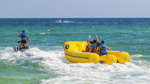 Banana Boat Rides out of the Pink Pony Pub Location