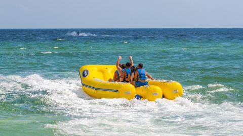 Banana Boat Rides out of the Pink Pony Pub Location