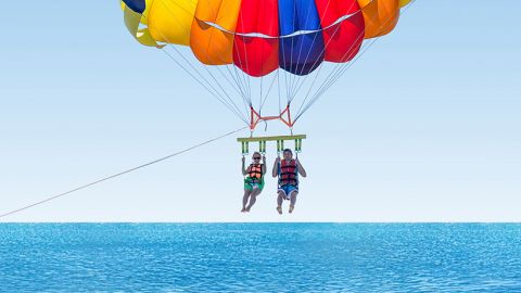 Parasailing Adventures out of the Blue Sky Location
