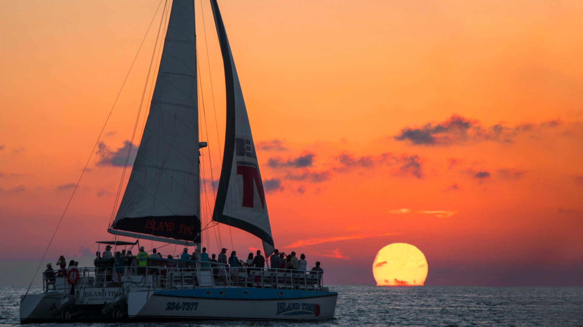 Sunset and Dolphin Watch Sailing Cruise
