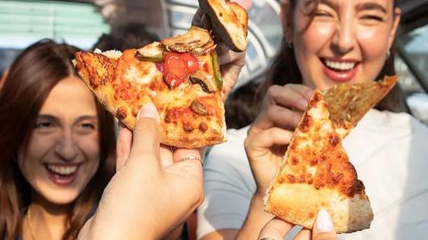 New York Pizza by LOVERS Canal Cruise in Amsterdam