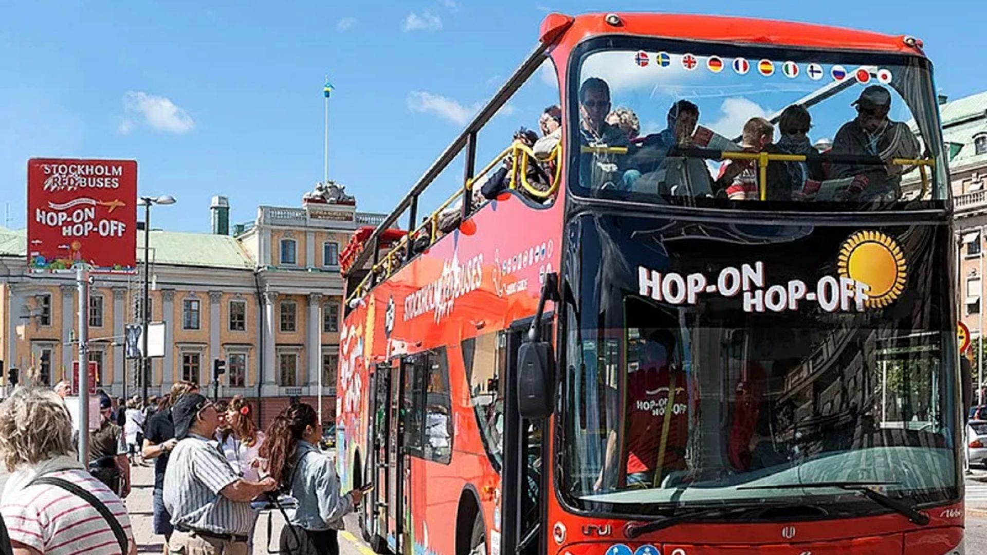 RED Sightseeing Hop-On Hop-Off 24 hrs Bus Stockholm
