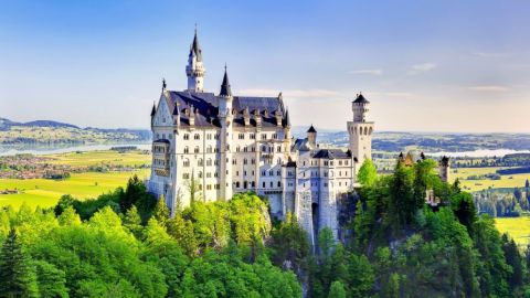 The Royal Castles  Neuschwanstein and Linderhof 