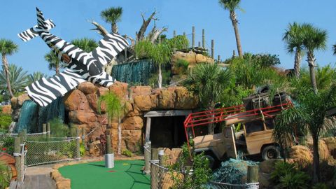 Mini Golf at Congo River golf in Clearwater