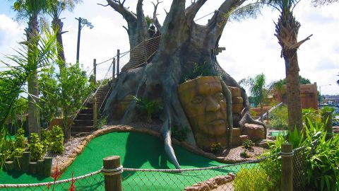 Mini Golf at Congo River golf in Orlando on I Drive