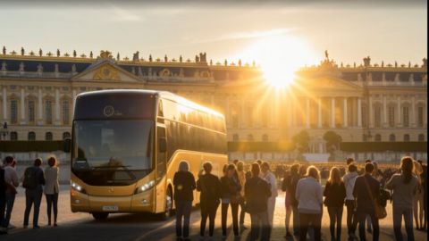 Bus Transfer: Paris to Palace of Versailles