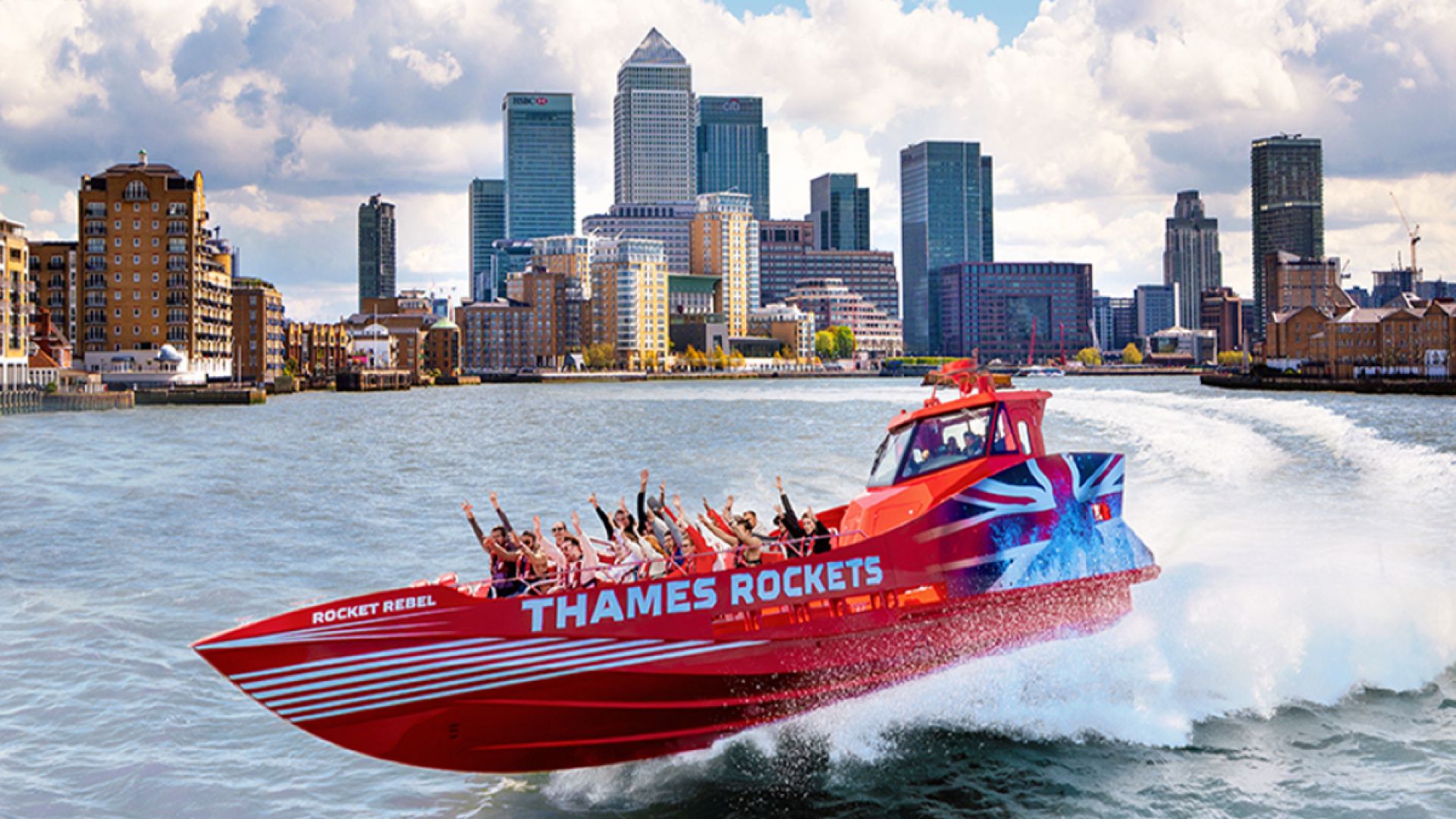 Thames Rockets - Rocket Revolution (50 mins speedboat + London Eye)