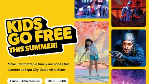 Expo City Attractions Pass (Kids Go Free  Summer Offer)