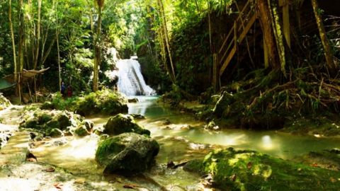 Blue Hole & Dunn's River Combo from Negril