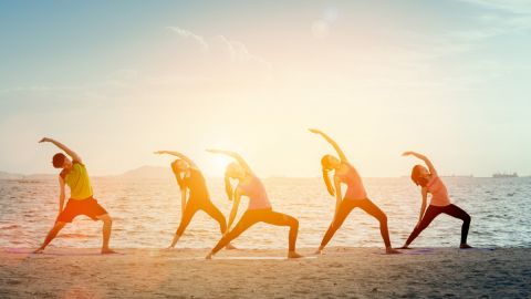 Beach Yoga