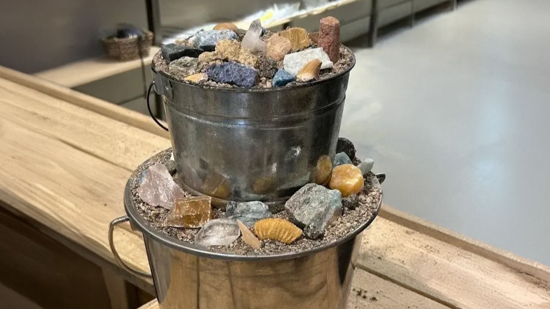 Gemstone Mining Fossil Ore Bag