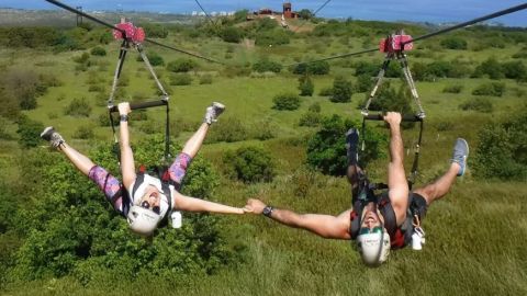 4-Line Dual Zip Course In Kapalua