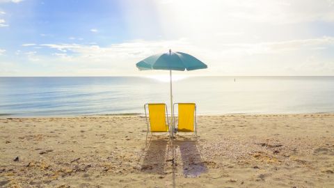 Beach Umbrellas & Chairs out of Provincetown