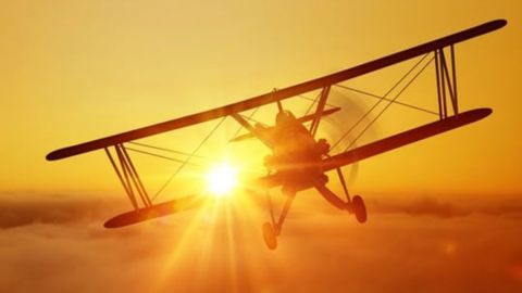 Biplane Sunset Sightseeing Tour