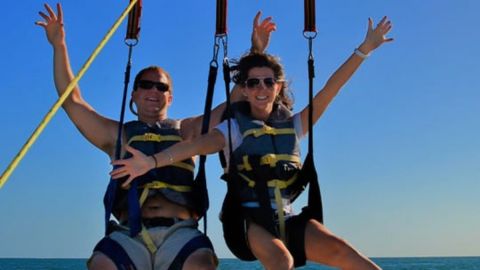 Thrilling Parasail Flight Over Paradise