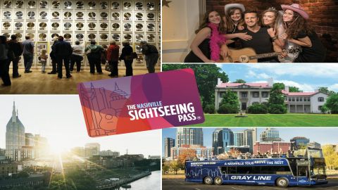 The Nashville Sightseeing Flex Pass: Choice of 2 - 6 Attractions SightSeeing Flex Pass Choose 5