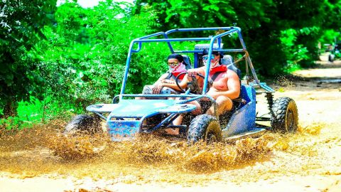 Half-Day Buggy Tour and Beach Cenote from Punta Cana