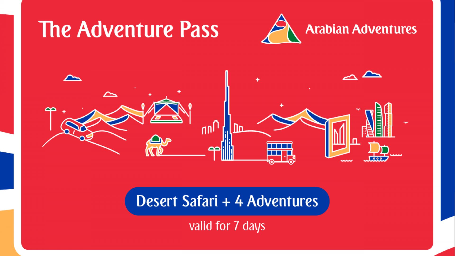 The Adventure Pass - Desert Safari + 4 Adventures