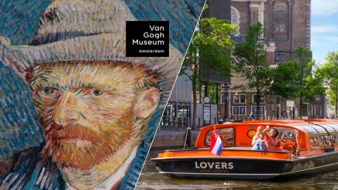 Combo Ticket: Van Gogh Museum Ticket and 1-Hour Canal Cruise