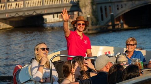 Amsterdam Evening Cruise Incl Drinks and Bites - Small Group Tour