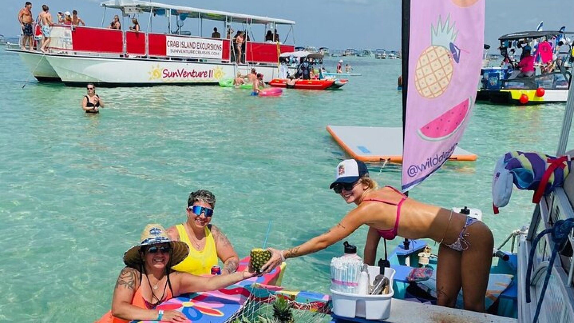 4 Hour Destin Harbor Crab Island Excursion 