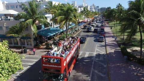 City Half Day Tour of Miami by Bus with Sightseeing Cruise
