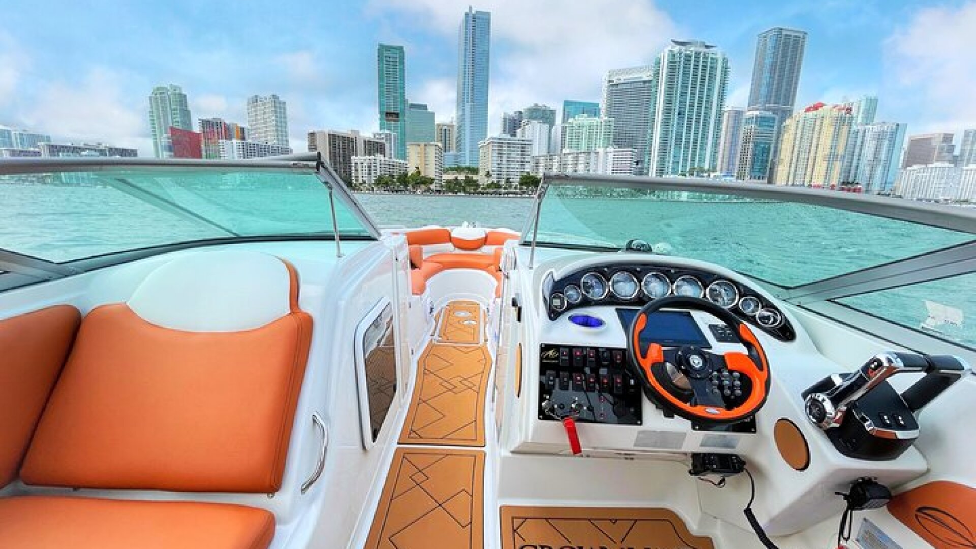 Private Captained Boat Tour in Miami for up to 12 passengers