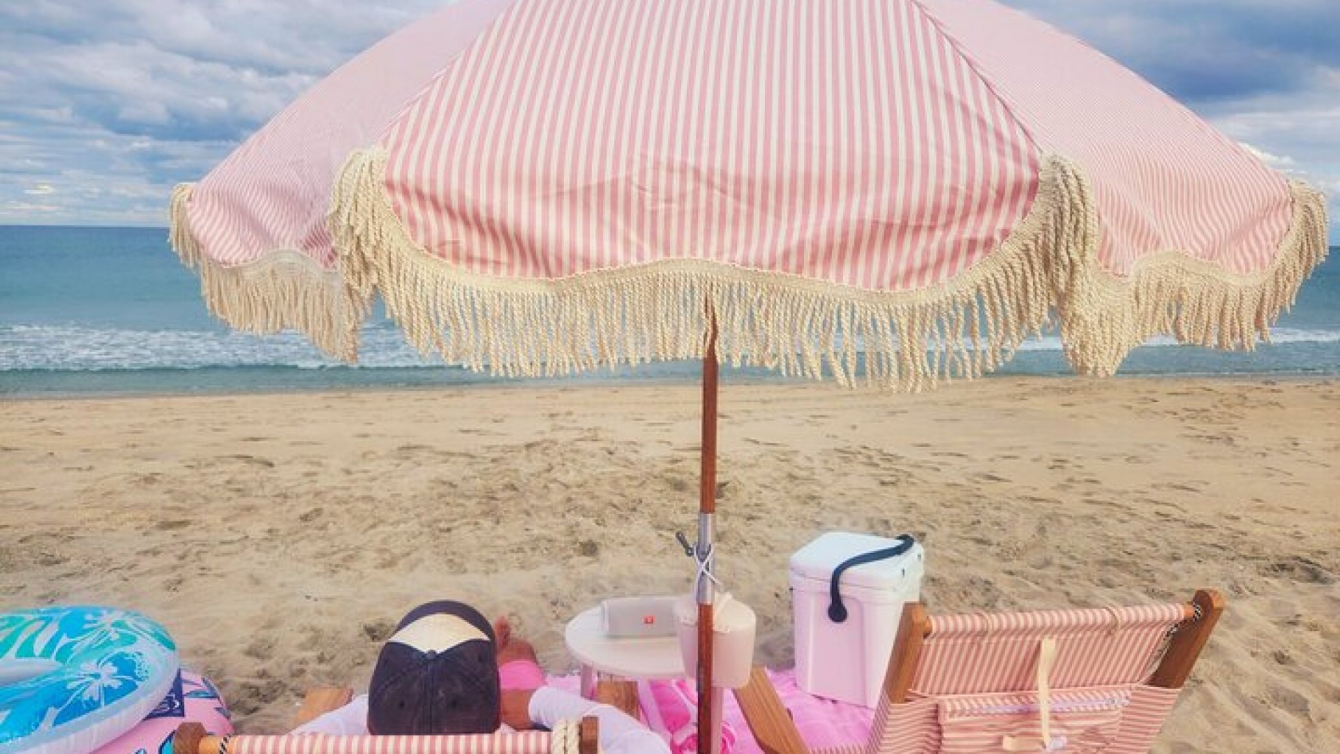 West Palm Beach Day: Umbrella, Chairs, Yeti, JBL Speaker, Towels+