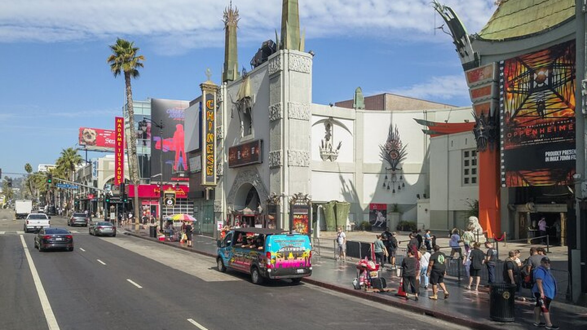 Hollywood, Beverly Hills and Celebrity Homes Open Air Van Tour