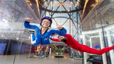 Milton Keynes iFLY Indoor Skydiving Experience - 2 Flights & Certificate