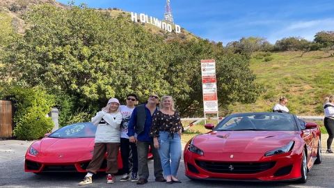 50 Minute Private Ferrari Driving Tour to the Hollywood Sign