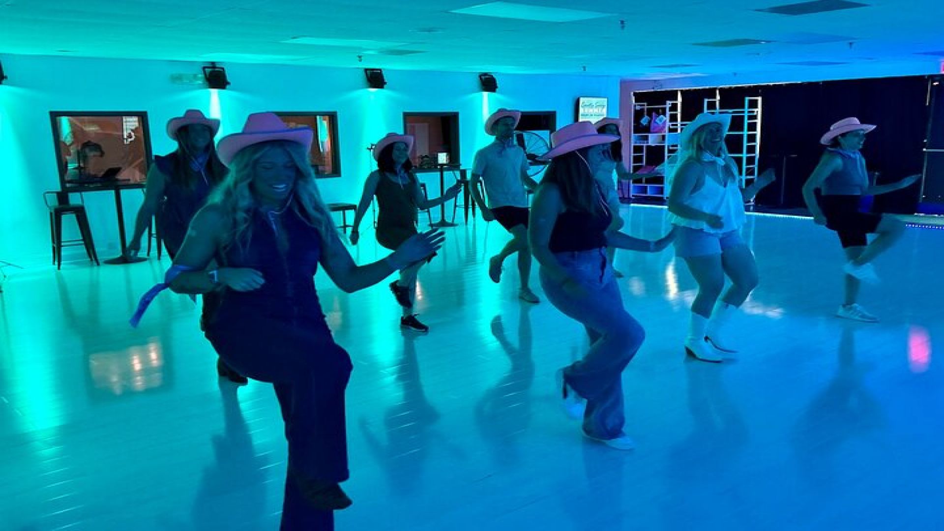 Nash Bach Bash Line Dancing Lesson for Brides (and Grooms)