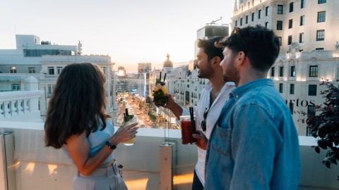 Madrid Tapas & Wine Tour with Rooftop Views and Local Guide