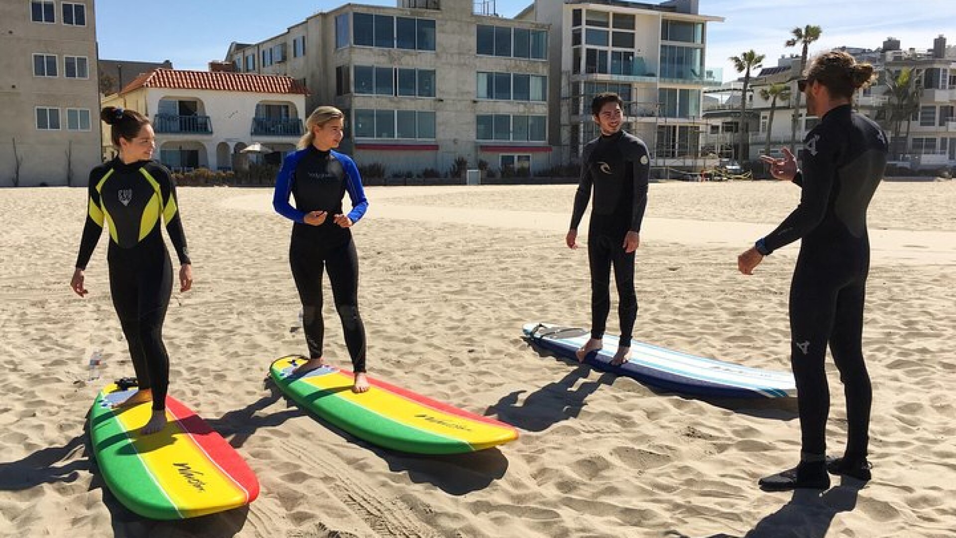 Shared 2 Hour Small Group Surf Lesson in Santa Monica