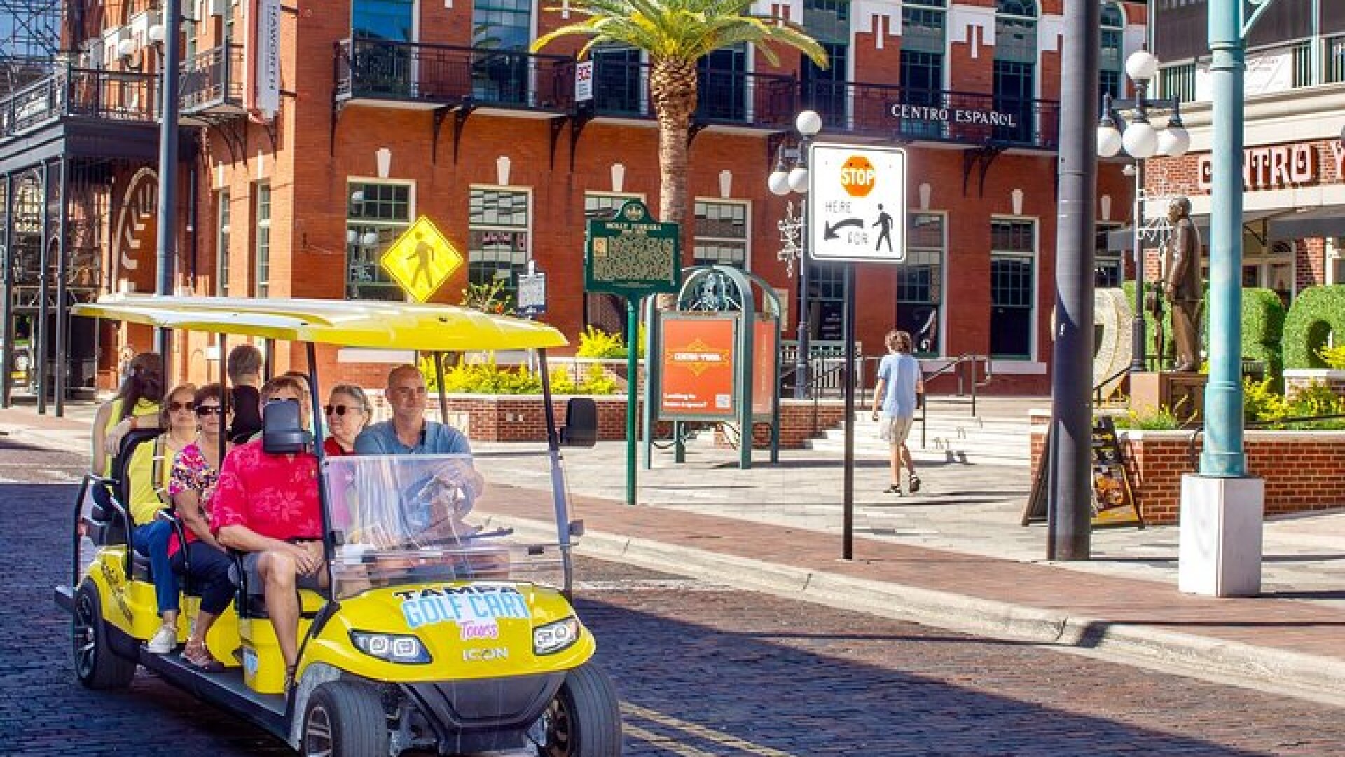Guided Tampa Sightseeing Tour in a Deluxe Street Legal Golf Cart
