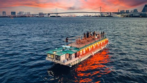 Tokyo Bay Cruise Yakatabune with Dinner Japan Show & Free drinks 