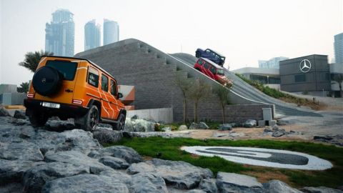 Self Drive at the Mercedes Off Road Experience Center