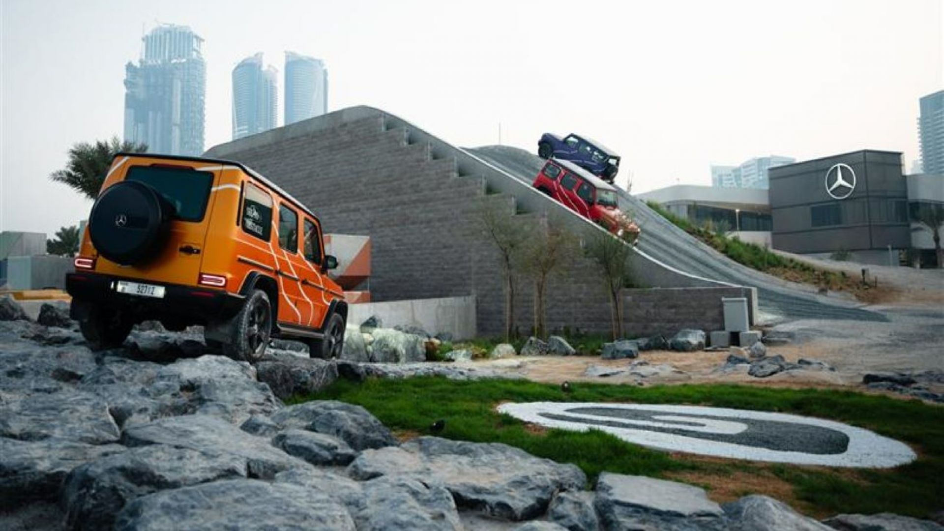 Self Drive at the Mercedes Off Road Experience Center