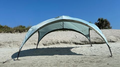 Shelter & Shade: Daily Beach Tent Setup Service! 