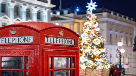 London Christmas Eve Illuminations Guided Tour by Night