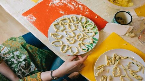 Pasta cooking class with Naples pasta chef 