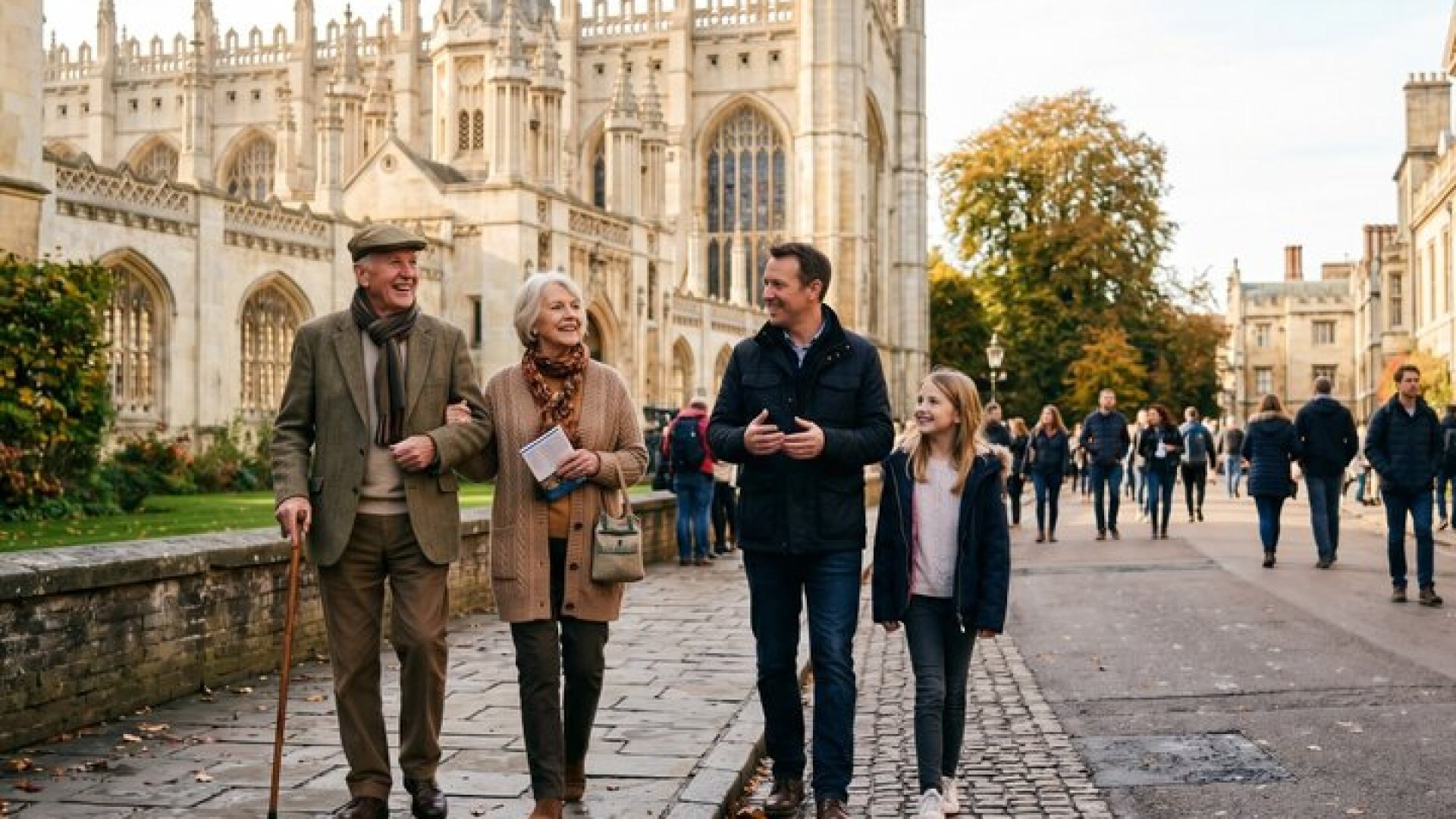Private Family Heritage Walking Tour in Cambridge