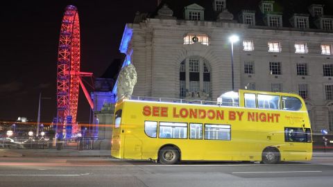 London by Night Sightseeing Tour - Open Top Bus