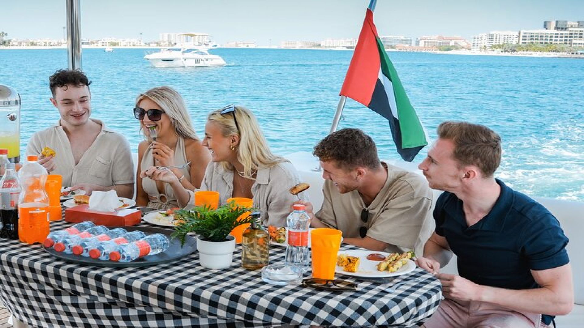 Dubai Marina Yacht Tour with Optional Breakfast or BBQ
