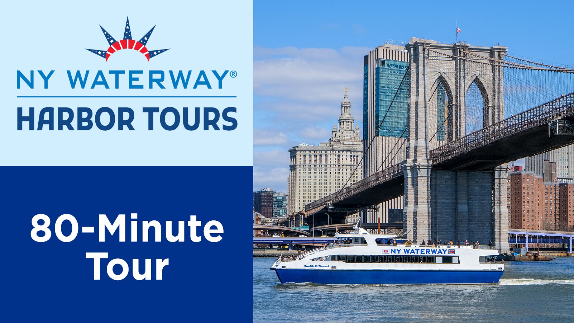 NY Waterway Harbor Tour - 80 Min
