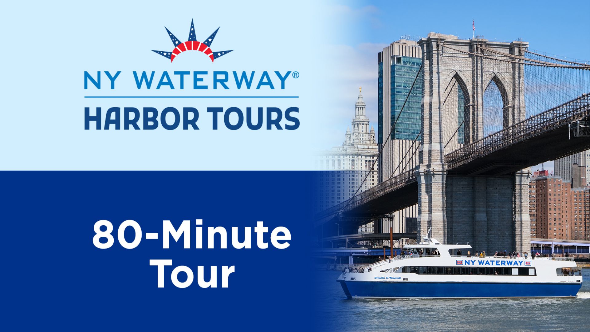 NY Waterway Harbor Tour - 80 Min