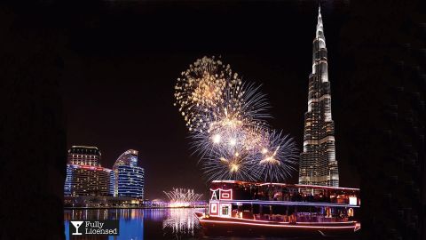 Amazon Tours - New Year's Eve Luxury Dubai Canal Cruise - Including Transfers & House Beverages